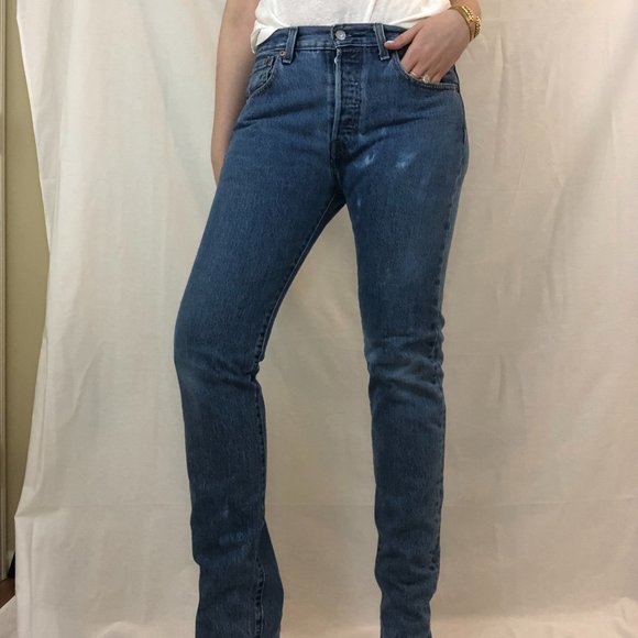 Vintage Levi's 501 Button Fly Original - Picture 2 of 7